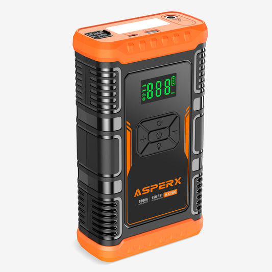 ASPERX Jump Starter with Air Compressor 3000A