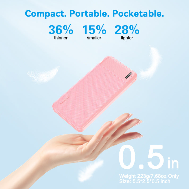 AX 10.000 mAh Powerbank 2er-Pack – USB-C, Schnellladung