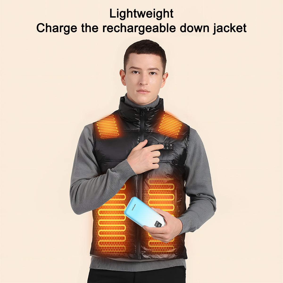 AsperX 22.5W Fast Charging Power Bank, 2 pack 10000mAh Portable Charger with Digital Display, Battery Pack for Smartphone, Tablet, Perfect Gifts