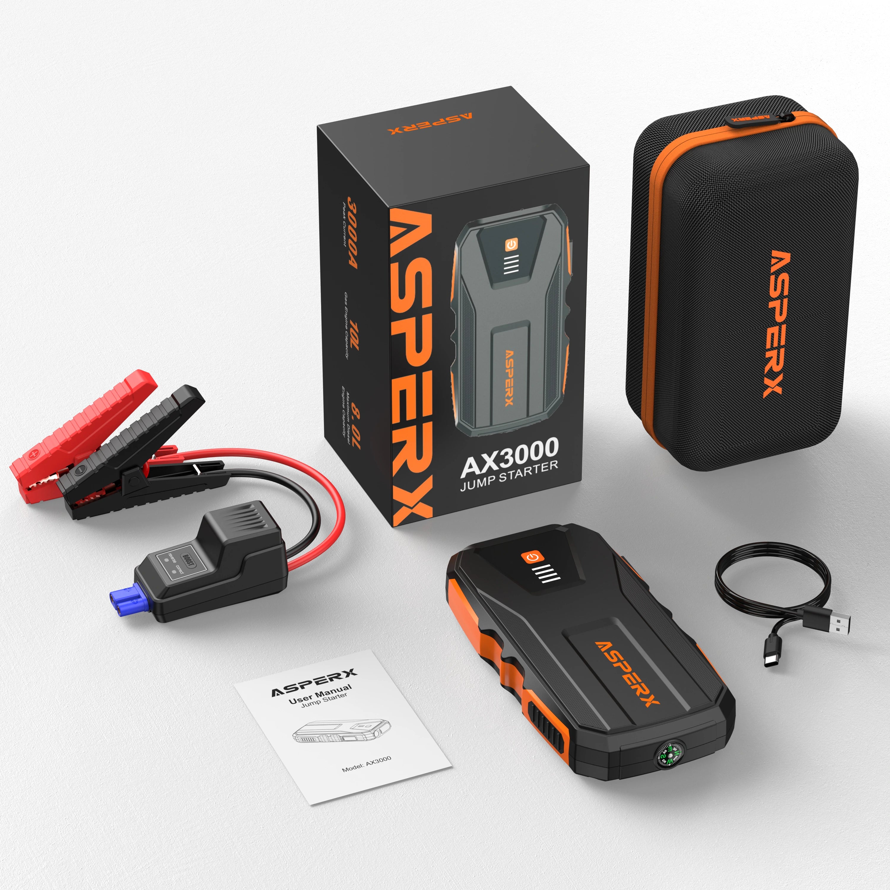 ASPERX Jump Starter 3000A