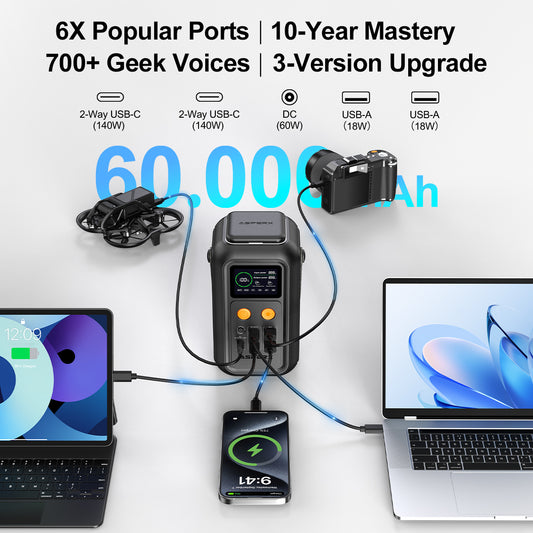 ASPERX Portable Power Station 60000mAh