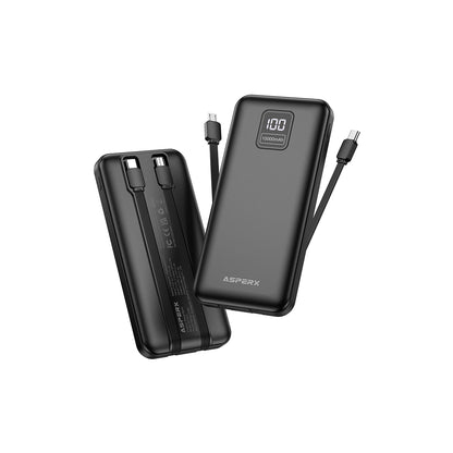ASPERX 2-Pack Power Bank Portable Charger Fast Charging 10000mAh
