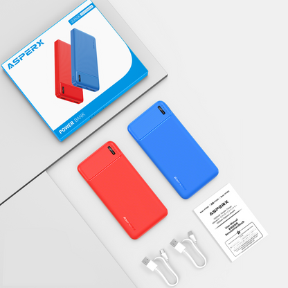 AX 10.000 mAh Powerbank 2er-Pack – USB-C, Schnellladung