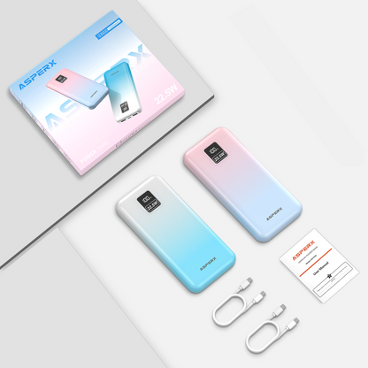 AX 10.000 mAh Powerbank -22,5 W, LED-Anzeige