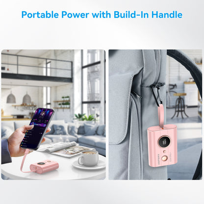 AX 10.000 mAh Powerbank -30 W PD, LED-Anzeige, 3-Port