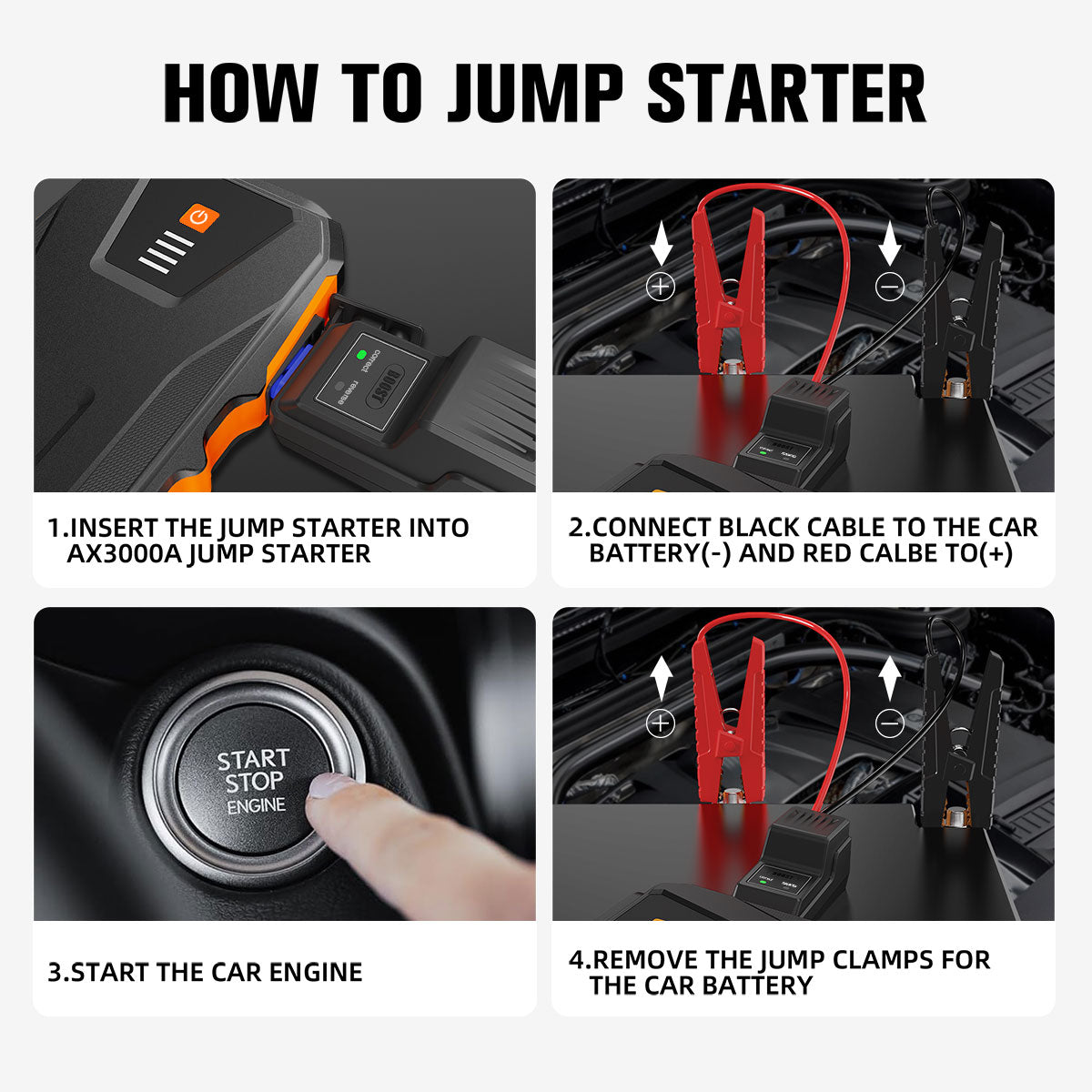 ASPERX  Jump Starter 3000A