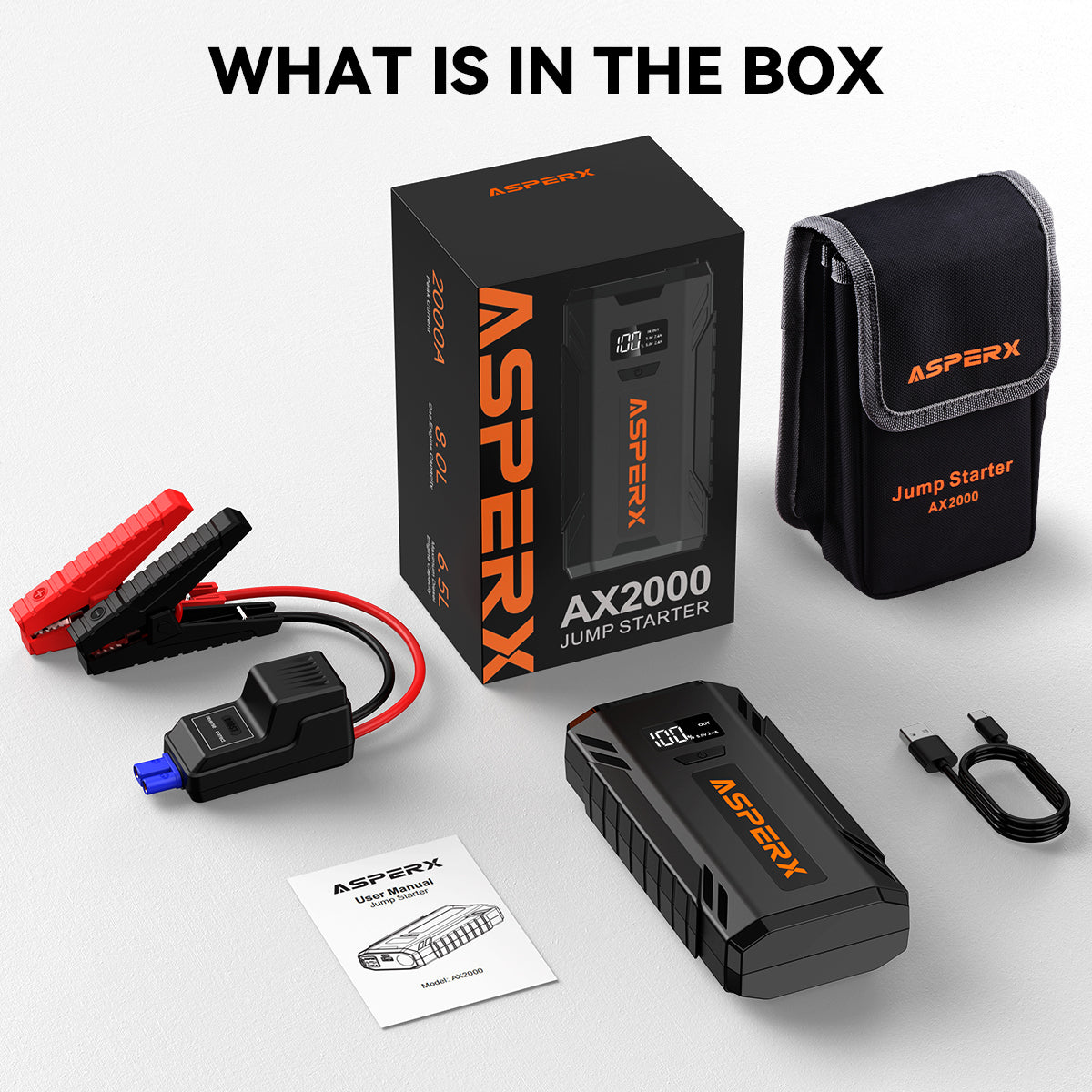 ASPERX Jump Starter 2000A