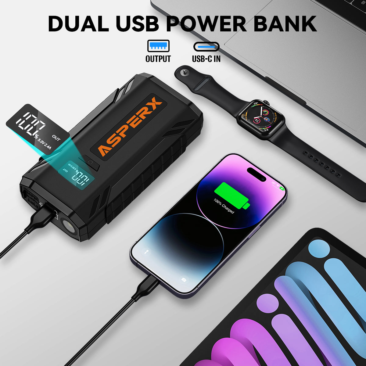 ASPERX Jump Starter 2000A