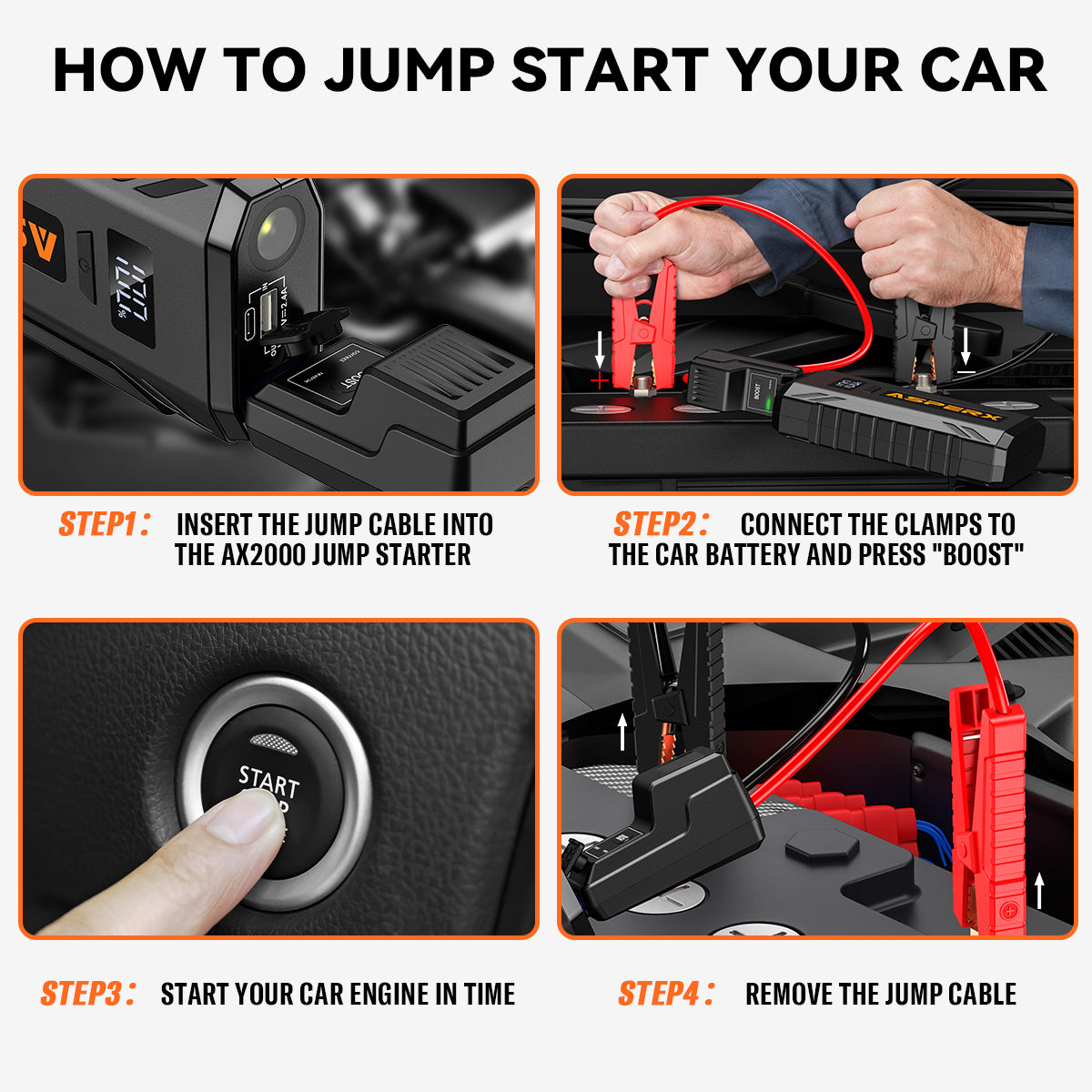 ASPERX Jump Starter 2000A