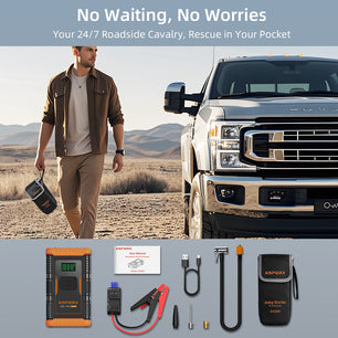 ASPERX Jump Starter with Air Compressor 3000A