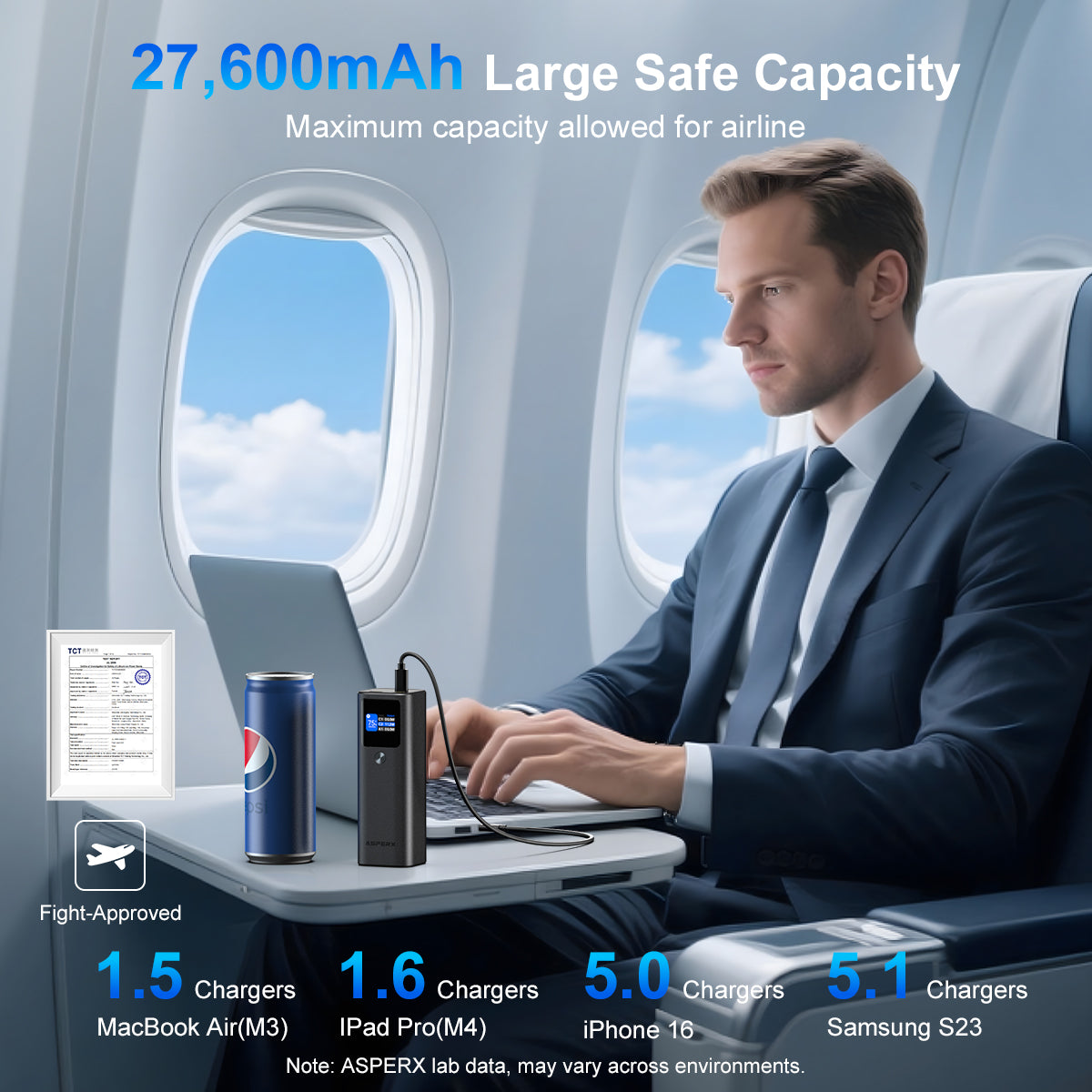 ASPERX Laptop Power Bank 27600mAh