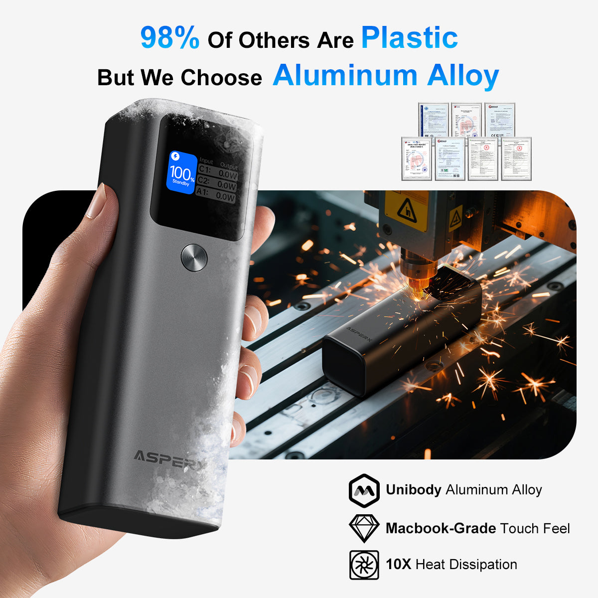 ASPERX Laptop Power Bank 27600mAh