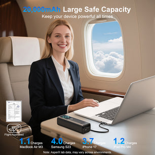 ASPERX Laptop Power Bank 20000mAh